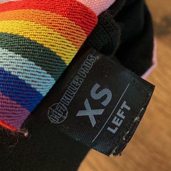 Moxi Killer ELBOW Pads *only* Pink XS size + rainbow straps roller skate moxie - Picture 5 of 5